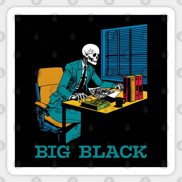 Big Black ∆ Original Fan Artwork Sticker by unknown_pleasures